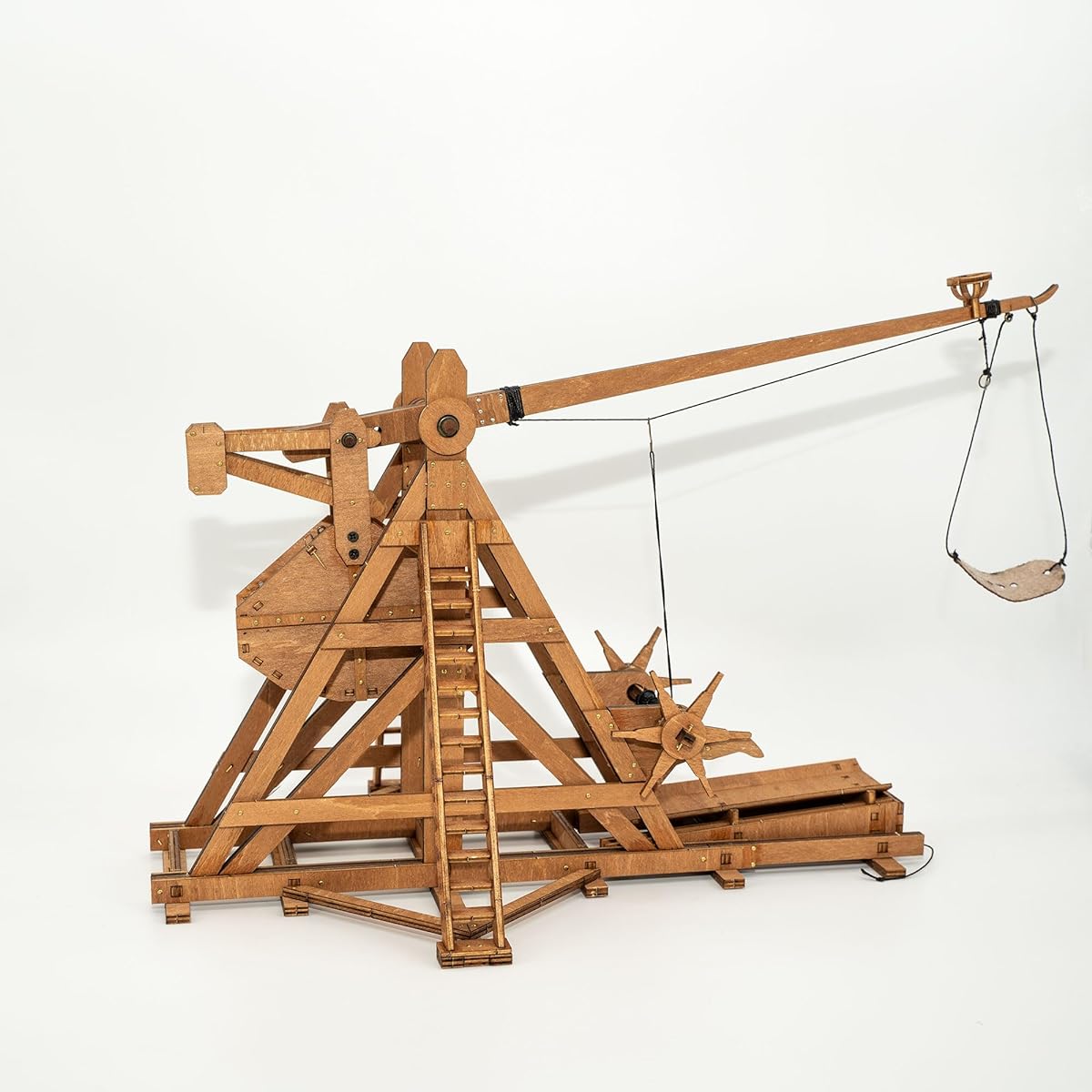 Toystub Trebuchet Kit Puzzle 3D Wood Puzzle Wooden Model for Teens