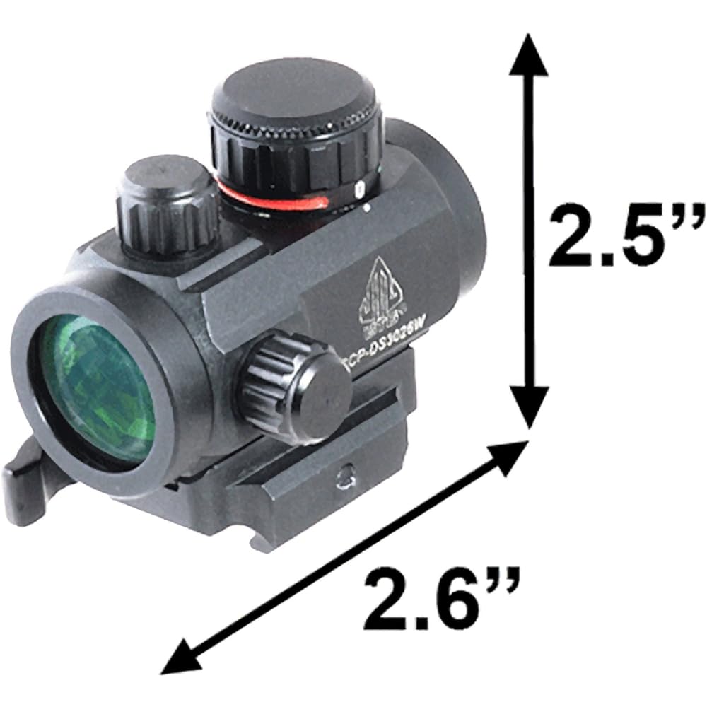 UTG Dot Sight 2.6 inch ITA CQB Micro Dot with Integral QD Mount Red/Green SCP-DS3026W