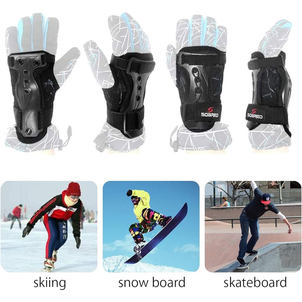 monoii Snowboard Protector Wrist Men Skateboard Protector Snowboard Wrist Guard Man Roller Skating Wrist Guard 734