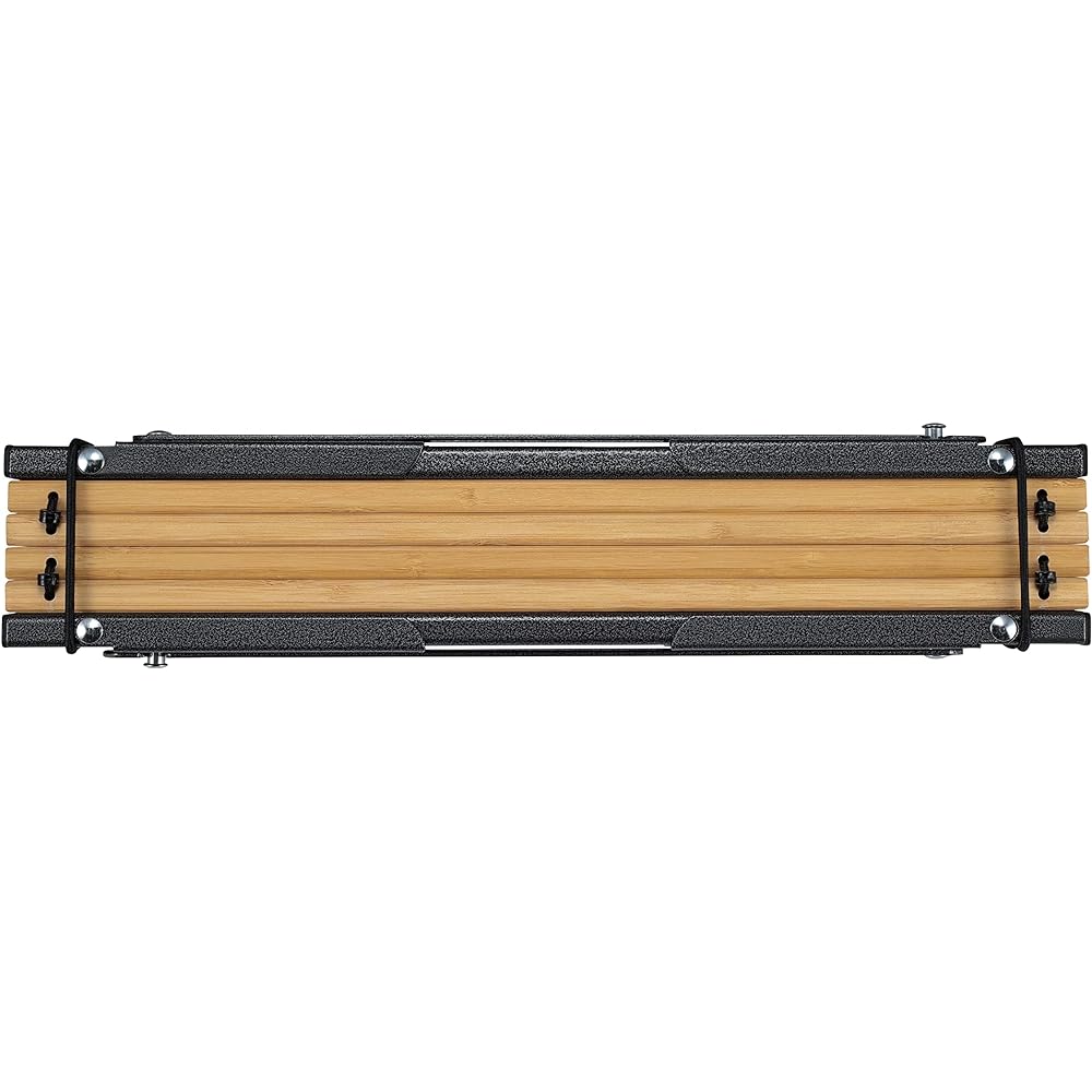CAPTAIN STAG Table Roll Table Bamboo Unit Roll Table with Storage Bag UC-585
