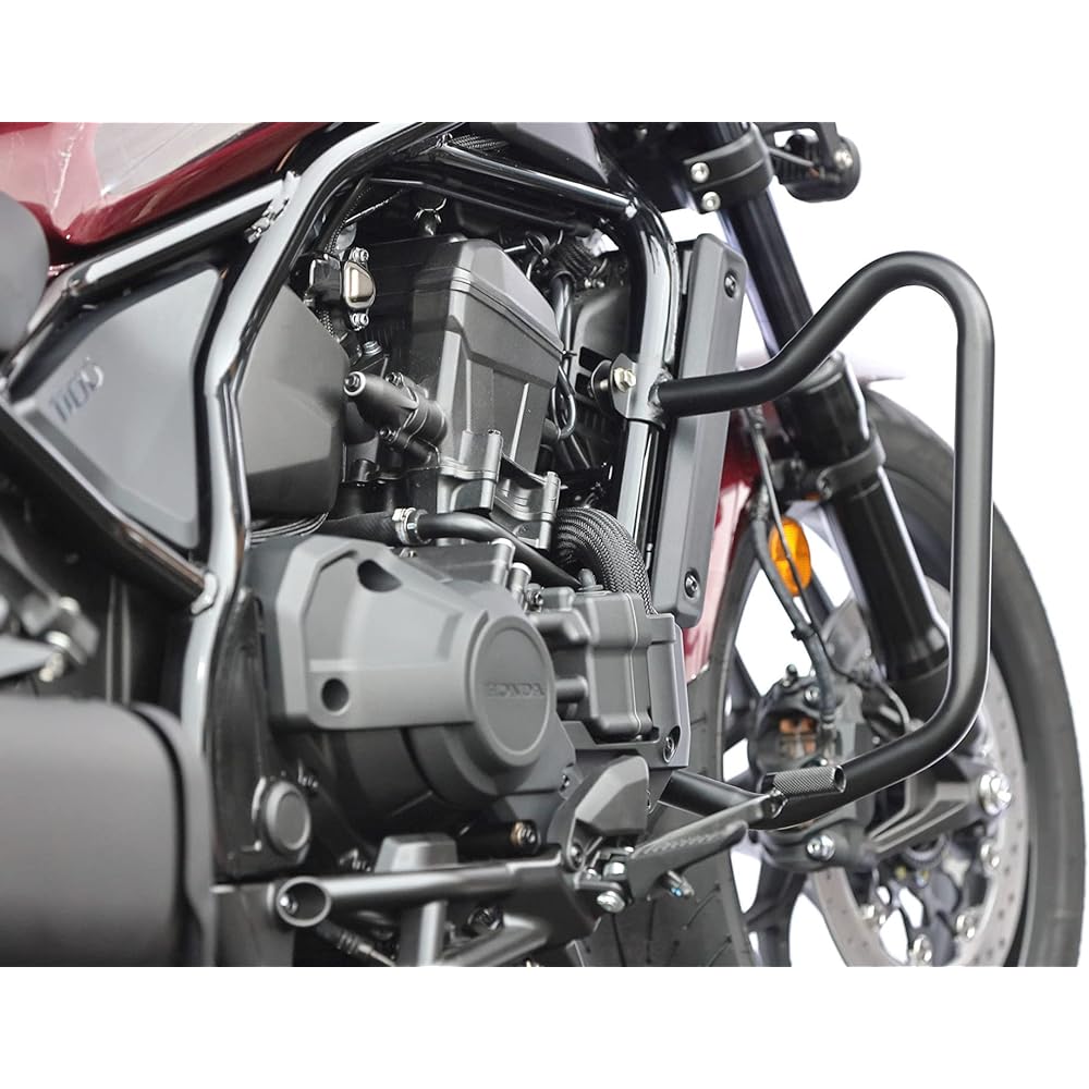 Kijima Motorcycle Engine Guard Rebel REBEL1100/DCT φ25.4mm Steel Matte Black Finish HONDA 405-240