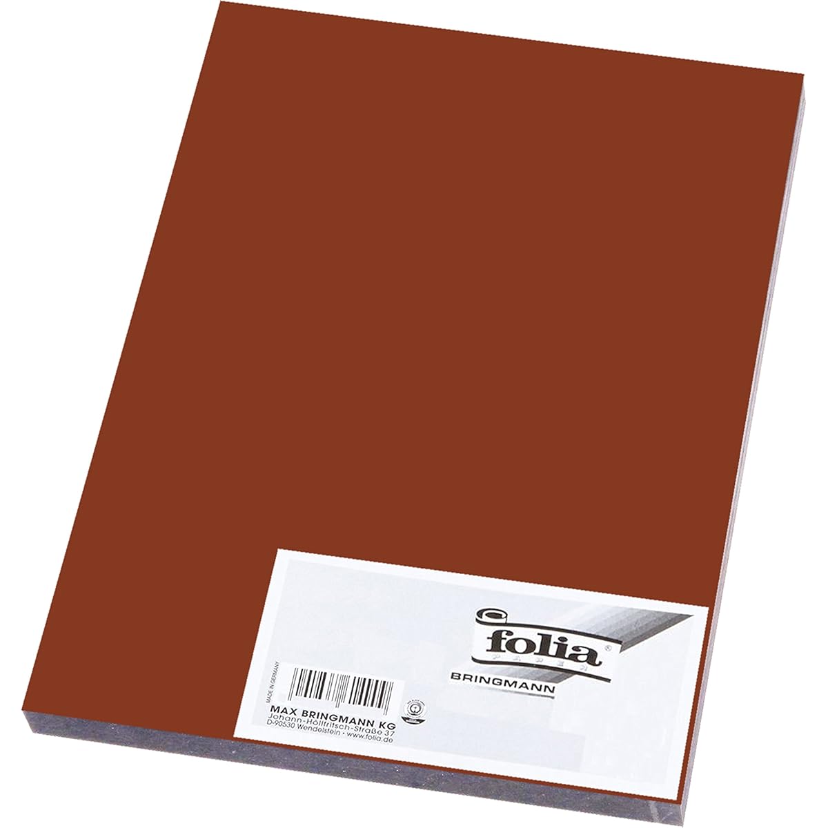 Folia Bringmann 6385 paper, DIN A3, 50 sheets (S) chocolate.