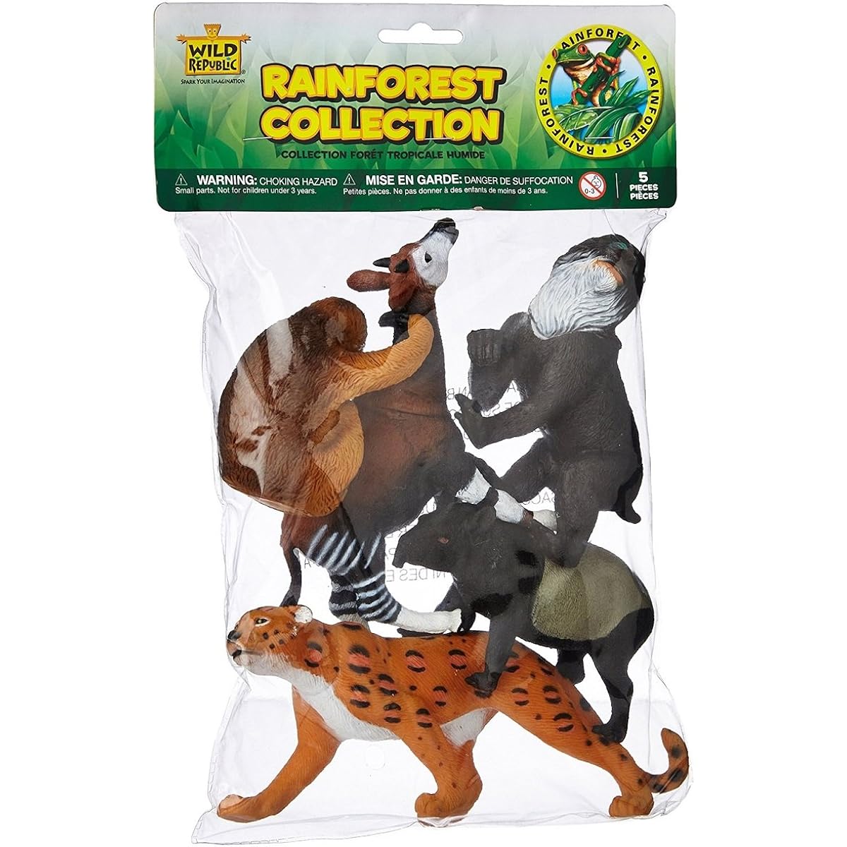 Wild Republic Rainforest Figures Polybag Collection 53529