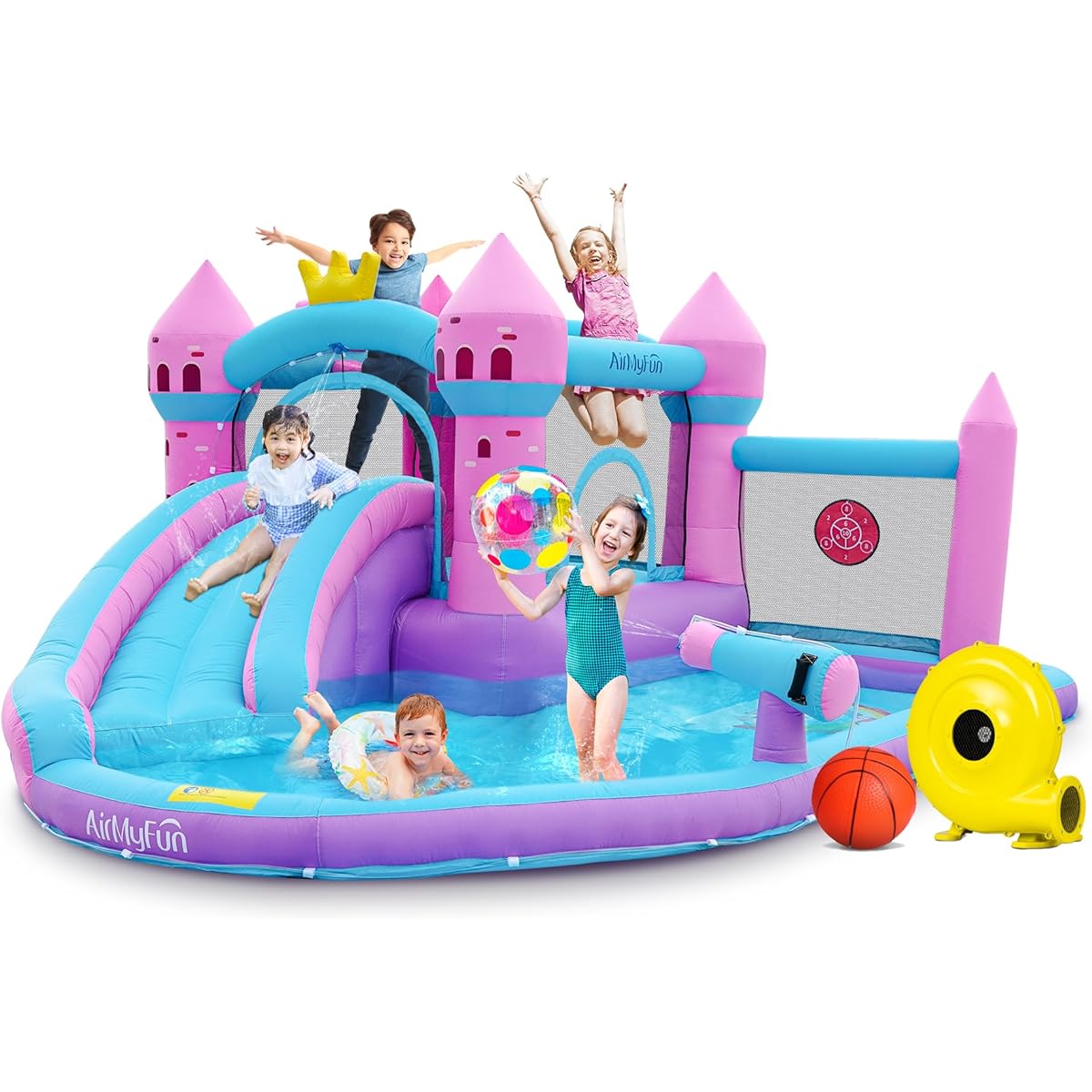 Bounce House with Water Slide 83060