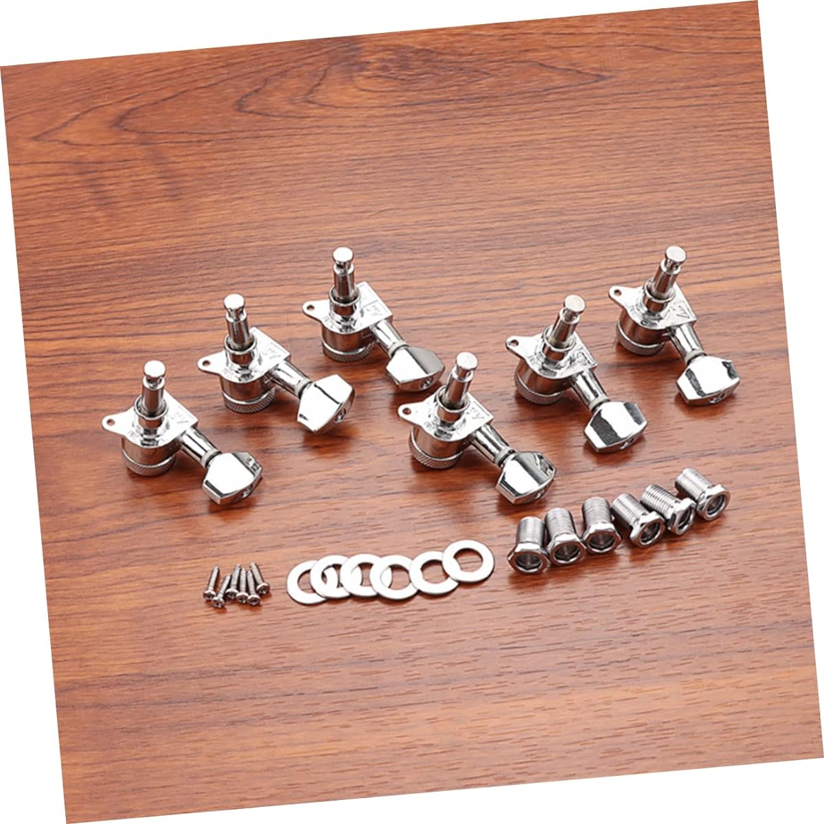 VICASKY 5 Piece Set Precision Guitar Parts Guitar Parts Sealed Pegs Tuners Electric Guitar Musical Instruments Zinc Alloy