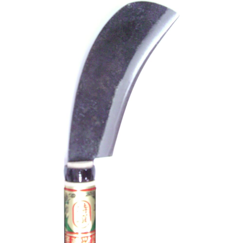Bamboo cutting type thick sickle 300g Oak 360mm with knob pattern cover
