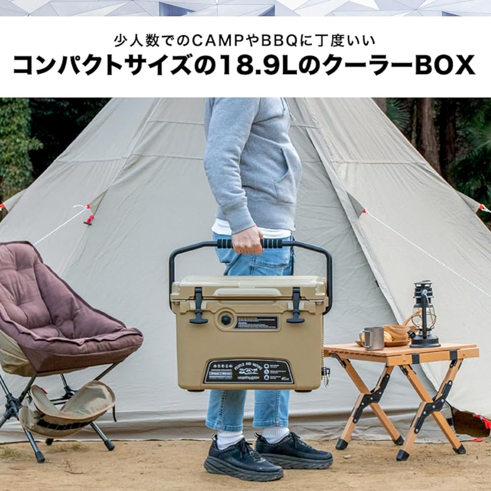 FIELDOOR Northern Cooler Box Capacity 66.2L 42.5L 33.1L 18.9L Sealed Long Time Cold Storage Camping BBQ Fishing Leisure Disaster