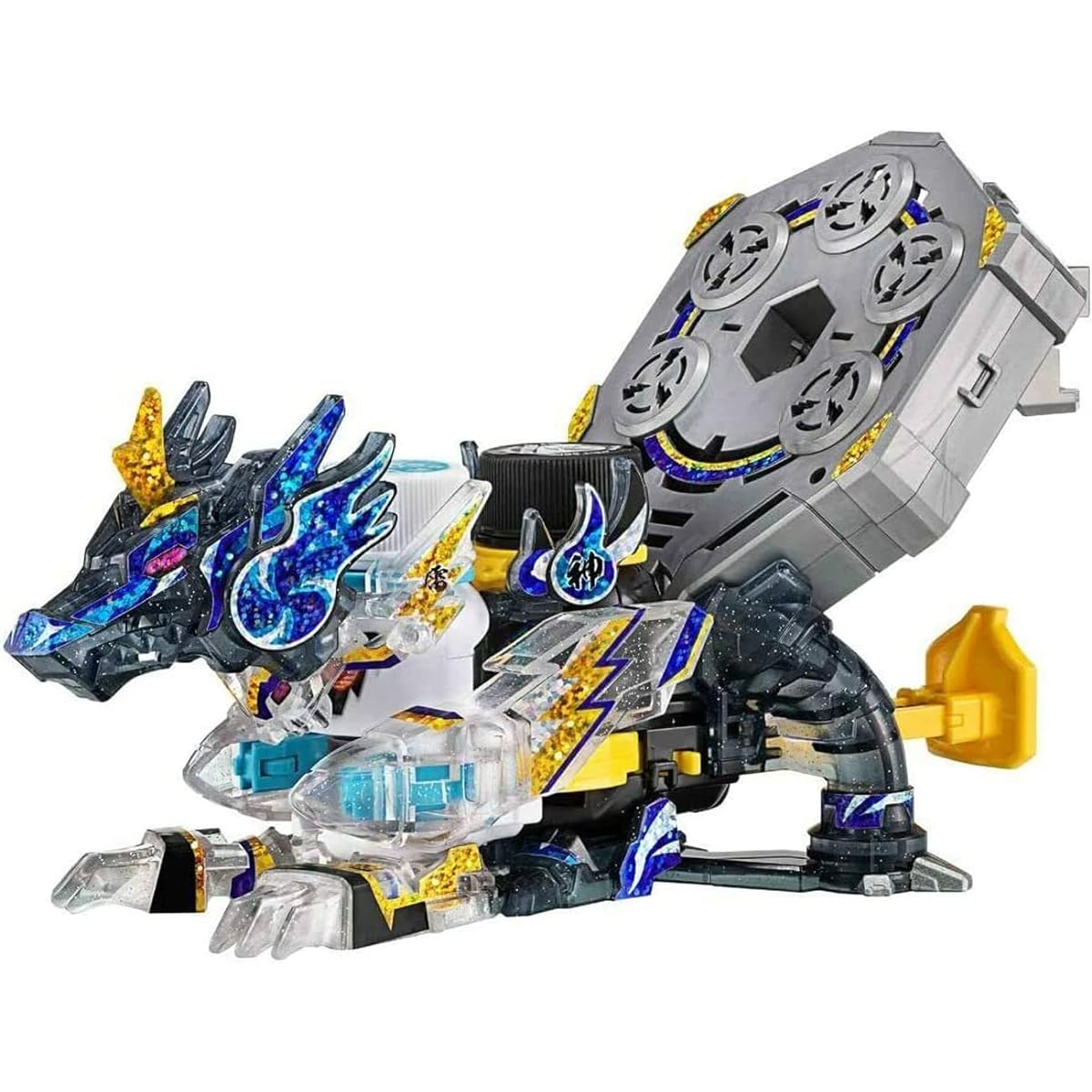 Takara Tomy Cap Revolution Bottleman BOT-10 Dragon God Blend Dragon Figure Set Asia Exclusive