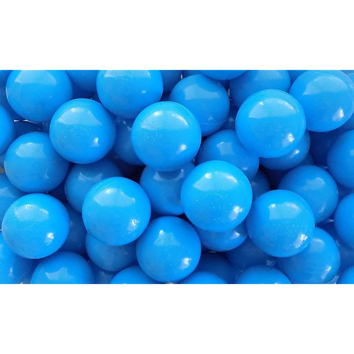 Jumbo Color 3" HD Commercial Grade Ball Pit Ball - Crash Proof, Phthalate Free, BPA Free, Non-Toxic, Non-Recycled Plastic