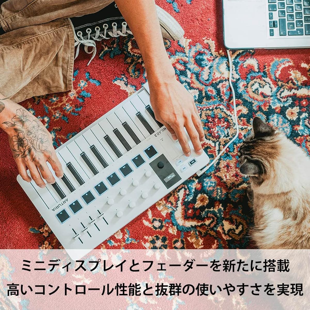Arturia MIDI Keyboard Controller MiniLab 3 White