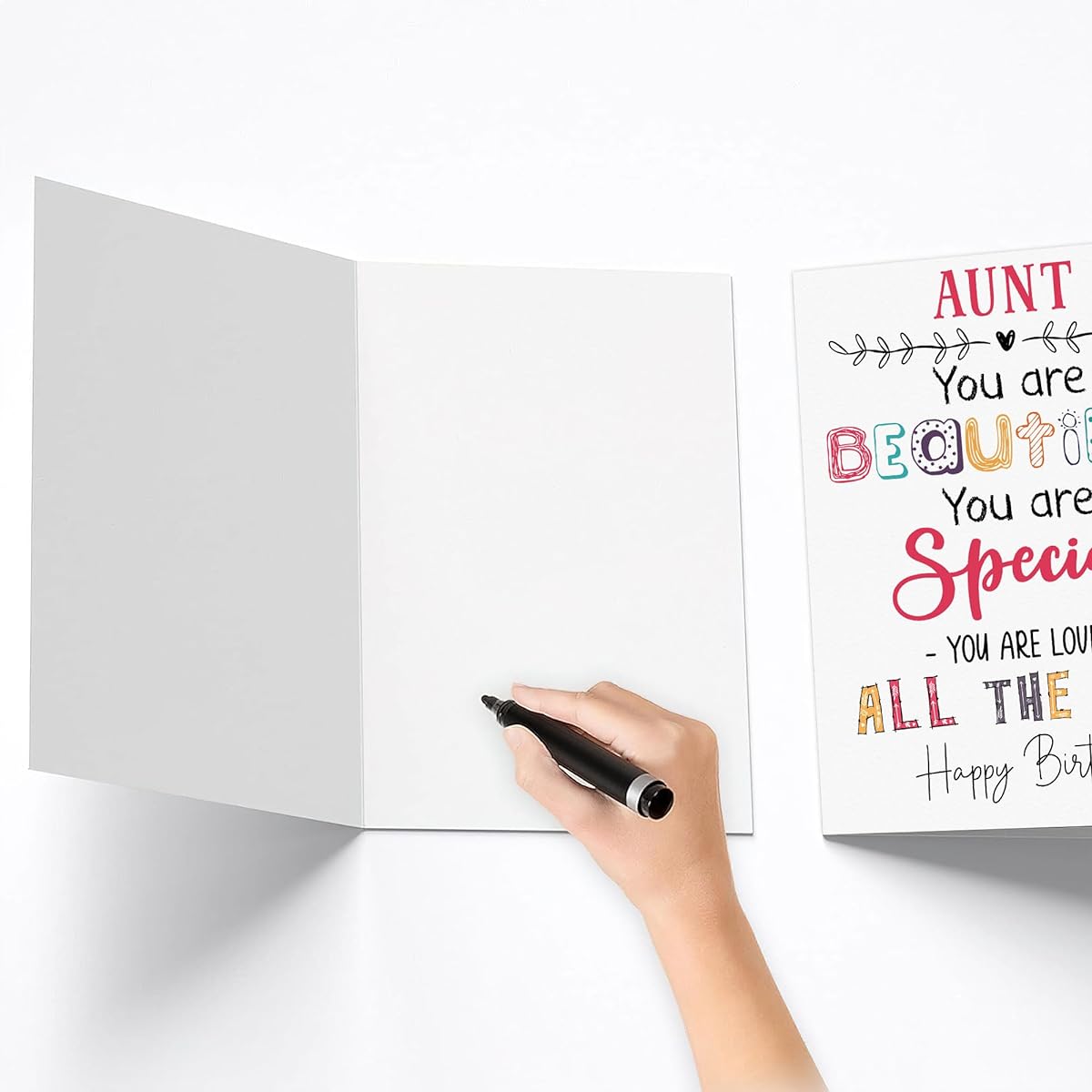 popmazing Aunt You Are Beautiful You Are Special - Aunt Birthday Cards - Greeting Birthday Cards for Aunt - Birthday Cards for Aunt - Cards for Aunt