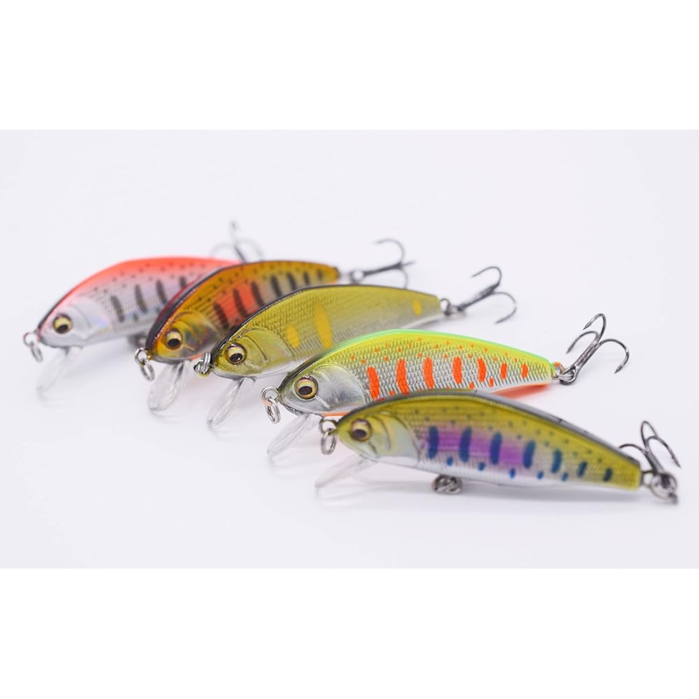 [PB Lure] Mountain Stream Sinking D Minnow 44FS 44mm 5g Set of 5 Flushing Mountain Stream Trout Pipe Fishing