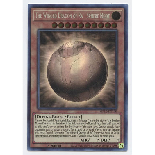Wings of Ra Dragon - Sphere Mode - GFP2-EN179 - Ghost Rare - 1st Edition