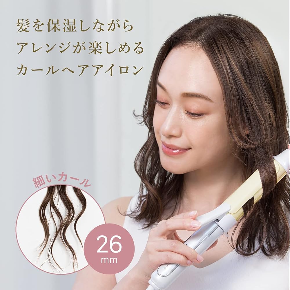 FESTINO Curl Hair Iron FESTINO (26mm, pink)