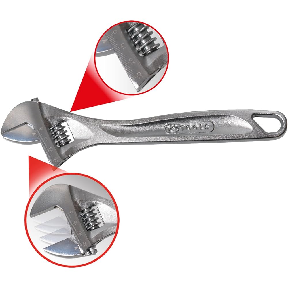 KS TOOLS CLASSIC Adjustable Spanner 43mm CLASSIC Adjustable spanner 43mm 577.0375
