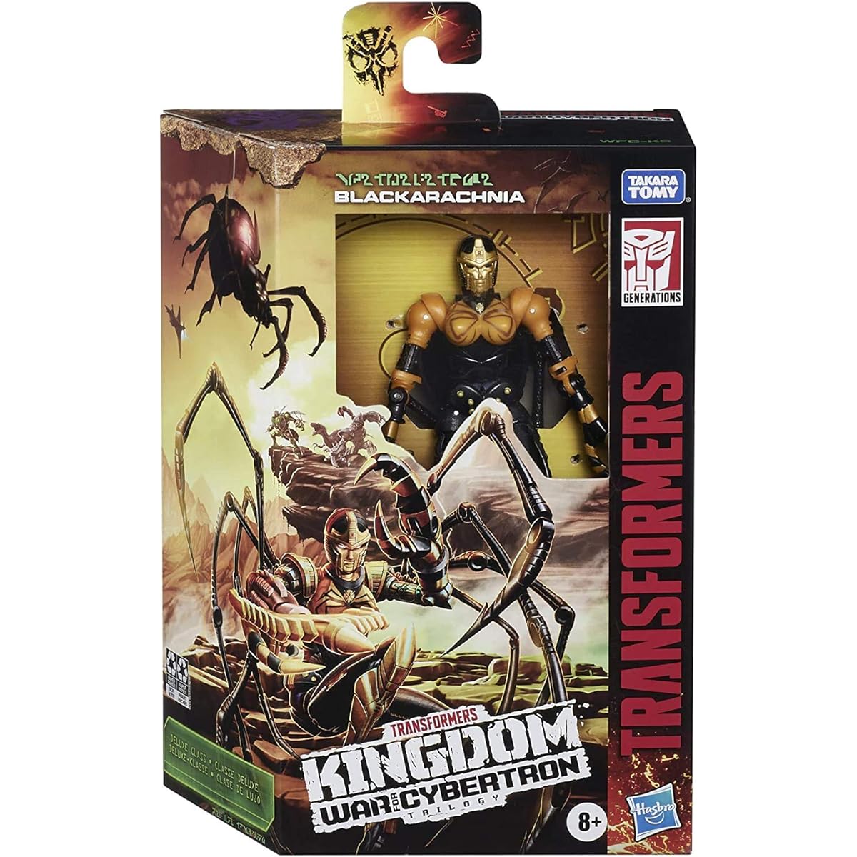 Transformers Generations 2021 War for Cybertron Trilogy: Kingdom Deluxe Class Blackarachnia / TRANSFORMERS GENERATIONS WAR FOR CYBERTRON TRILOGY: KINGDOM Deluxe Class BLACKARACHNIA Beast Wars KD [Parallel Import]