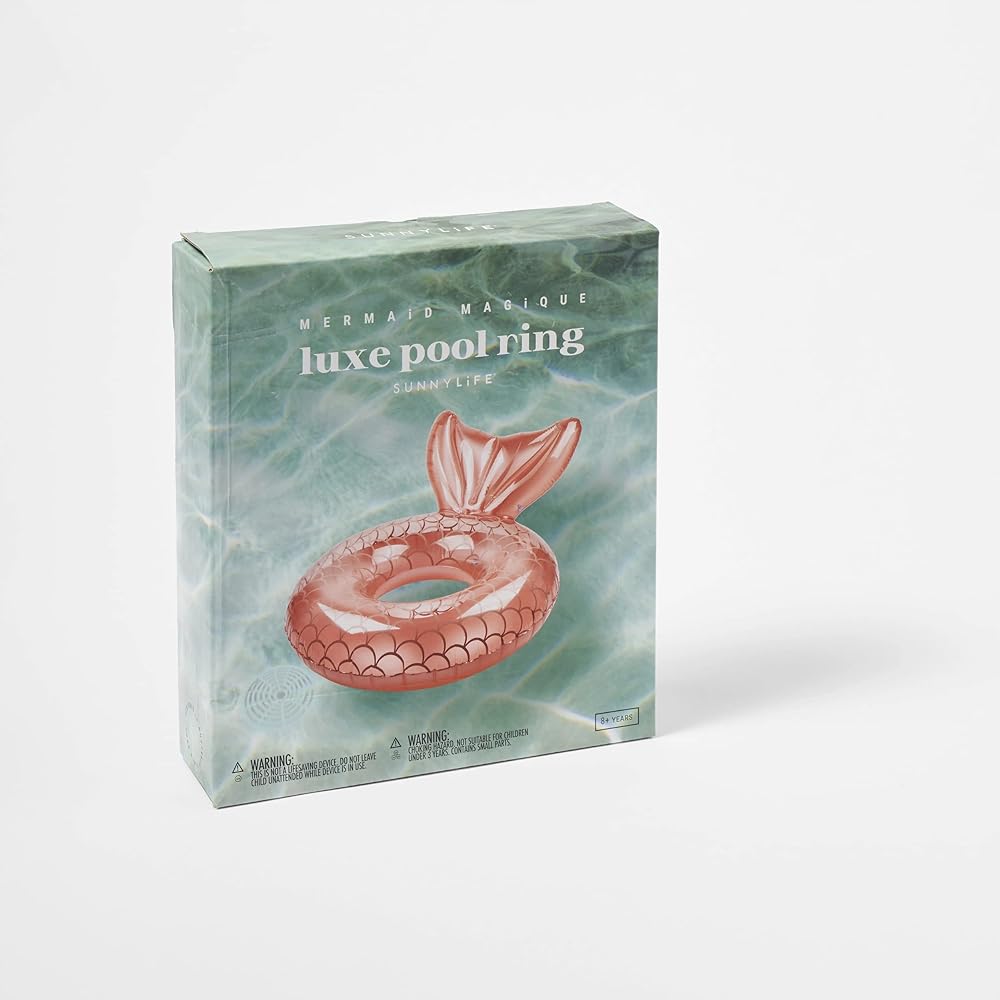 SUNNYLIFE Pool Ring Mermaid Rose Gold