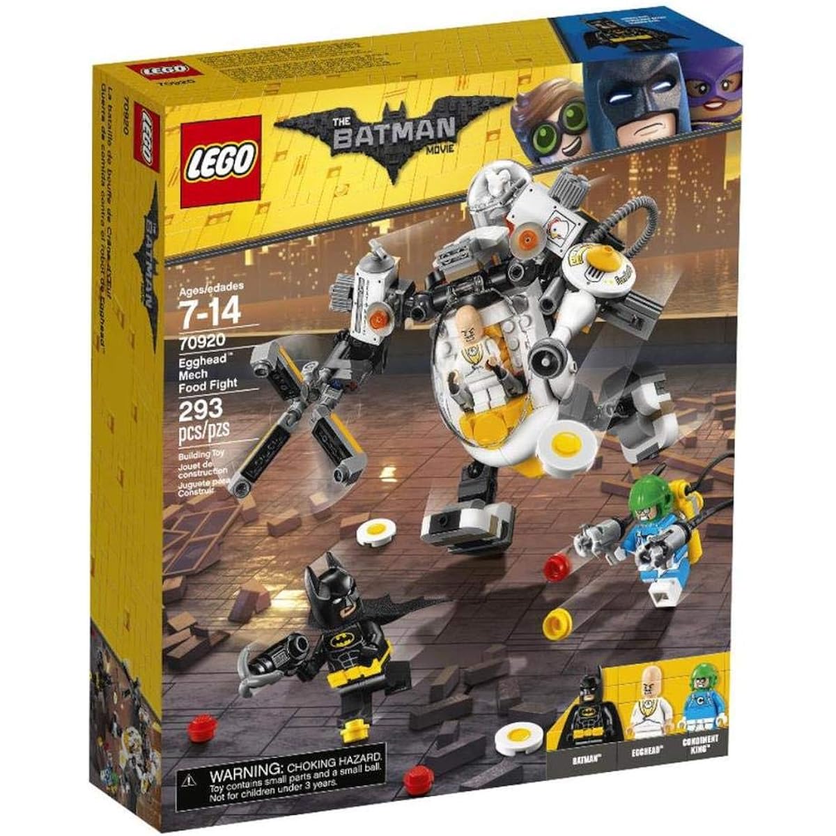 LEGO Batman 70920 Egghead TM Mech Food Fight