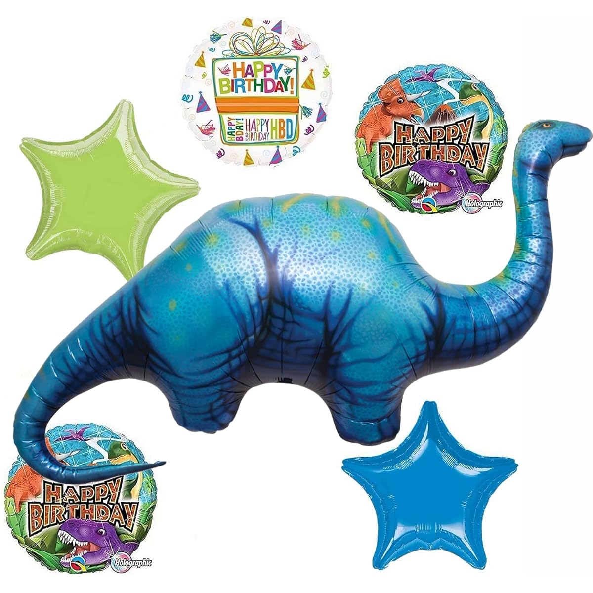 Dinosaur Birthday Party Supplies Apatosaurus Balloon Bouquet Decorations