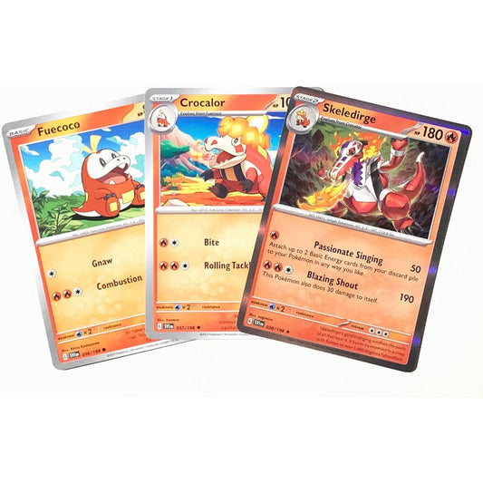 Skeledirge 038/198 Holo - Scarlet & Violet - Pokemon Evolution 3 Card Set