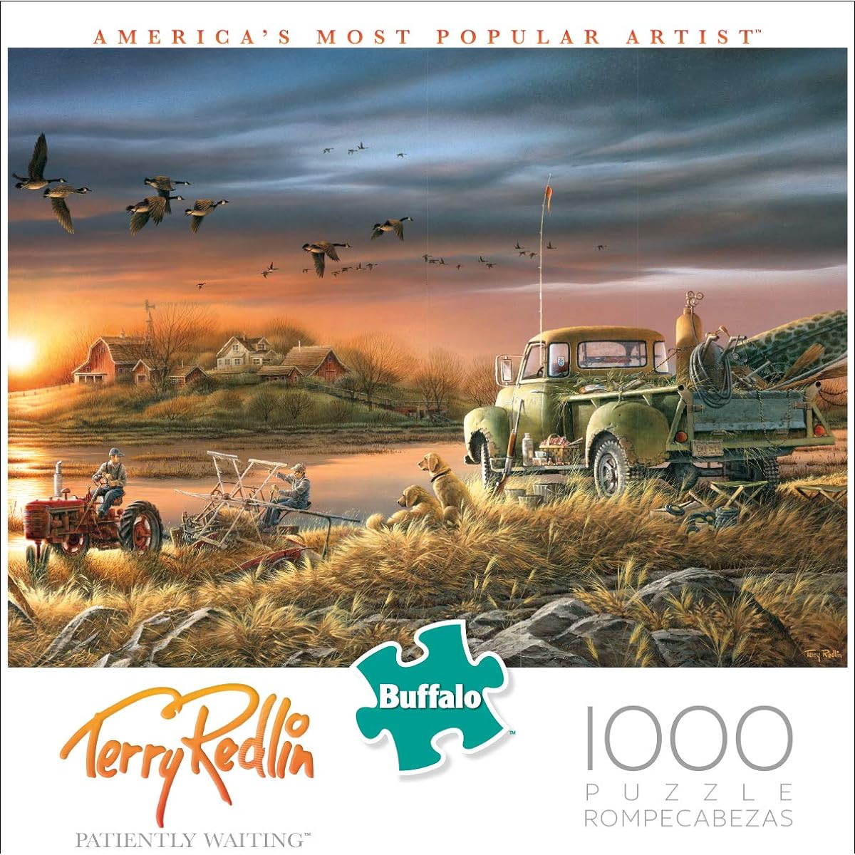 Buffalo Games Jigsaw Puzzle Terry Redlin Waiting for Patient 1000 Pieces