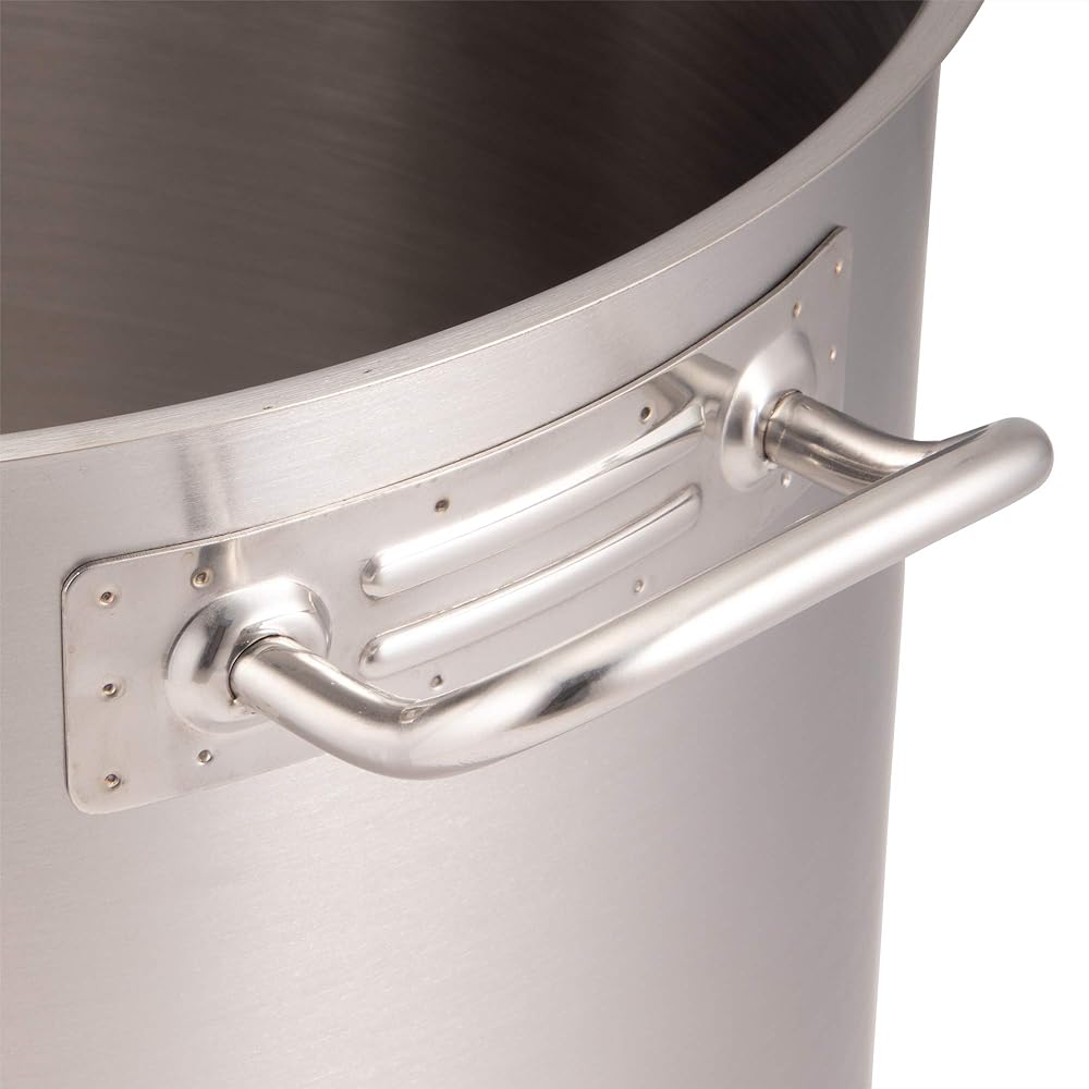 Endo Shoji Commercial TKG PRO Pot (No Lid) 24cm Induction Cooker Compatible Stainless Steel AZV6624