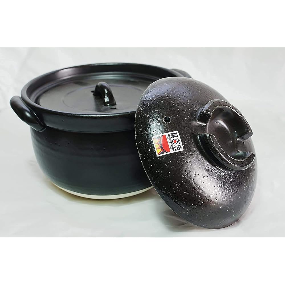 Fluffy rice pot, double lid, 3 cups, Banko ware, Banko ware clay pot, pottery, made in Japan