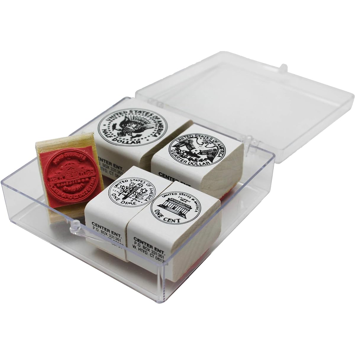 STAMP SET COINS TAILS 5/PK