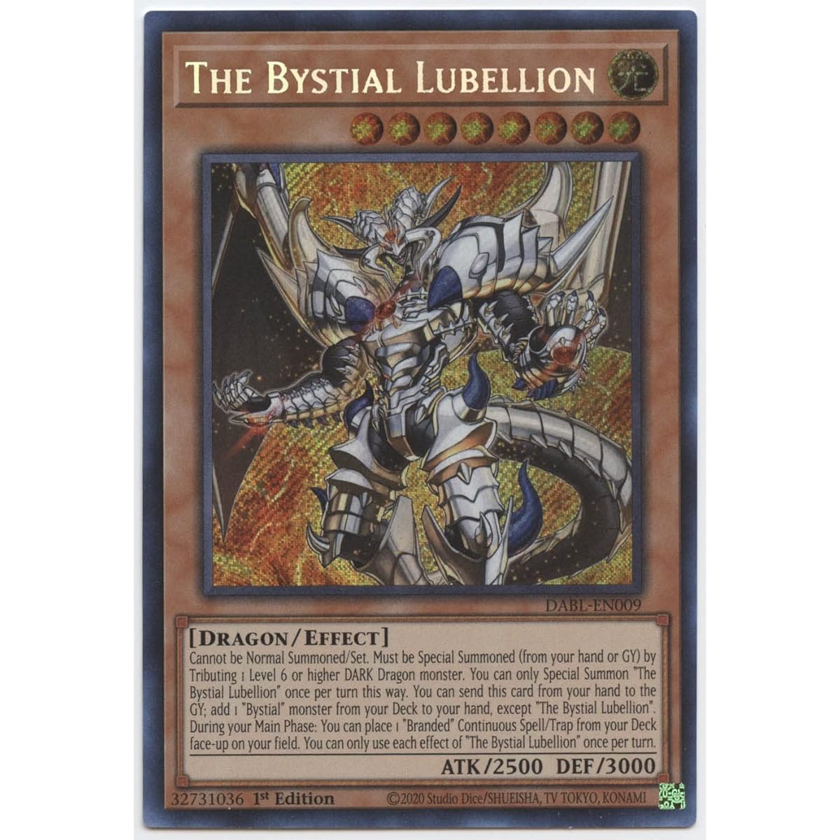 The Bystial Lubellion - DABL-EN009 - Secret Rare - First Edition