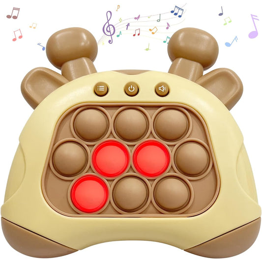 TOMFANCY Pop Quick Push Game Console Brown Deer