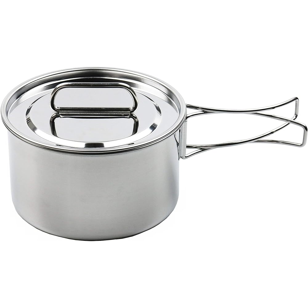 CAPTAIN STAG Barbecue BBQ Pot Set Laguna Stainless Steel Cooker