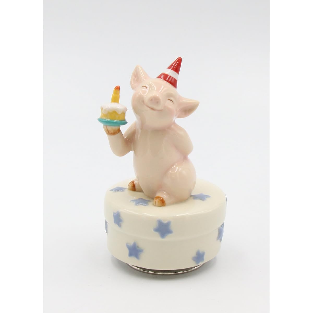 Cosmos Gifts 80134 Birthday Pig Musical White
