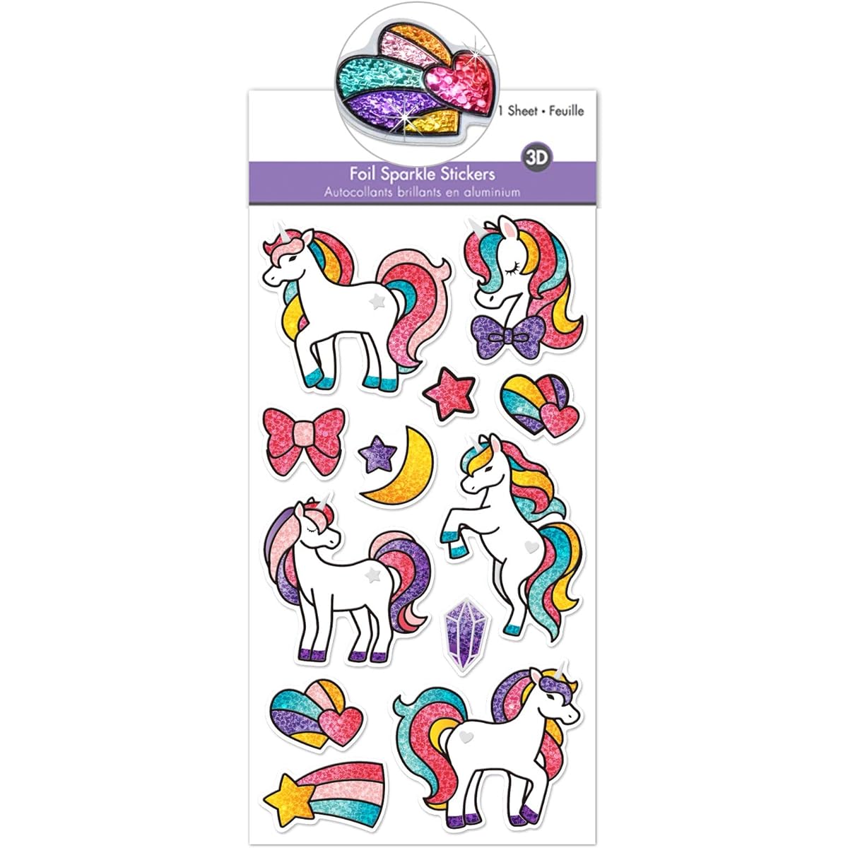 unicorn stickers for girls rainbow stickers for kids girls fluffy stickers for kids sparkle stickers 3d stickers for girls glitter stickers shiny stickers girls stickers for kids