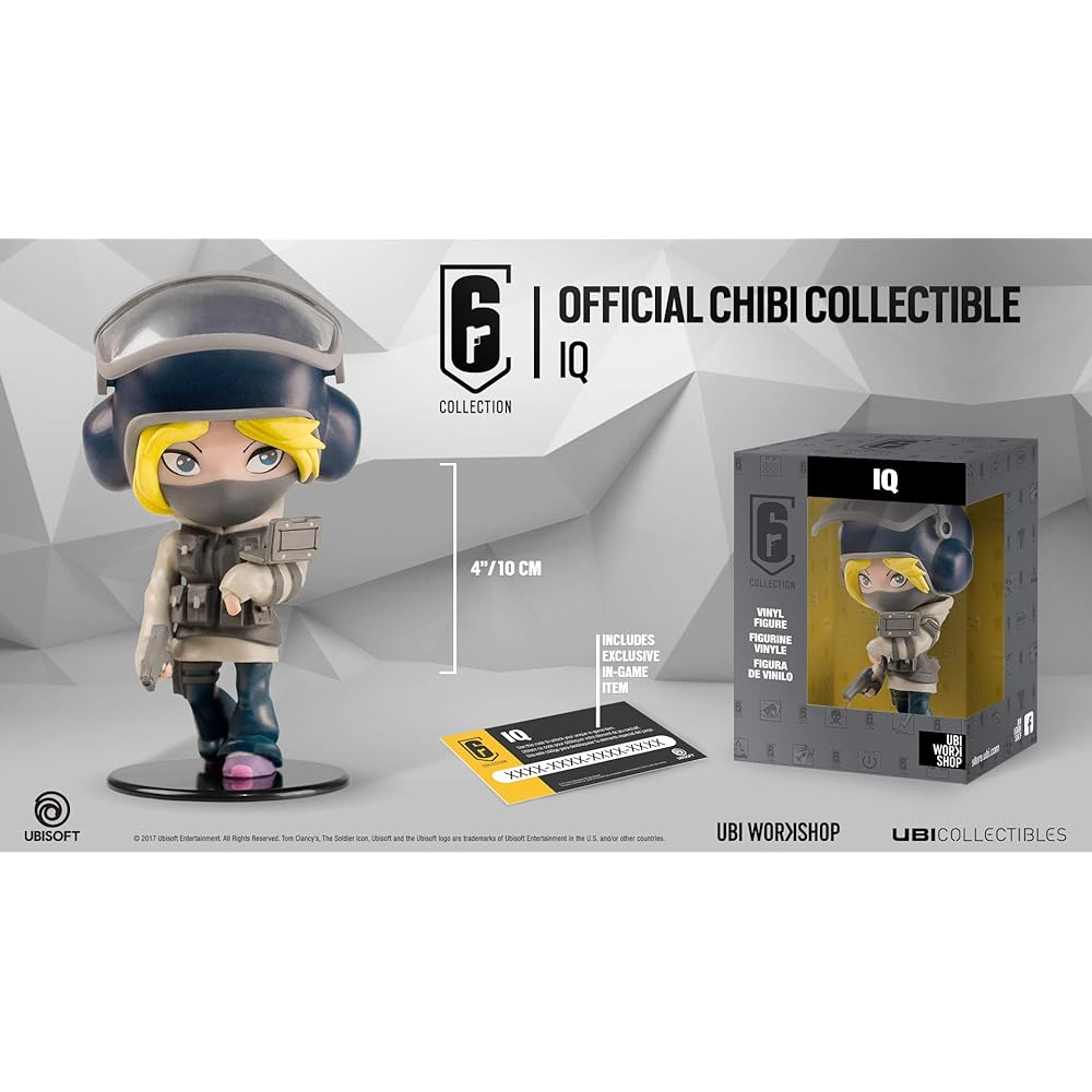 [Ubisoft] 6 Collection Chibi Figure Series 1 Set of 5 (SMOKE/TACHANKA/MONTAGNE/ASH/IQ)