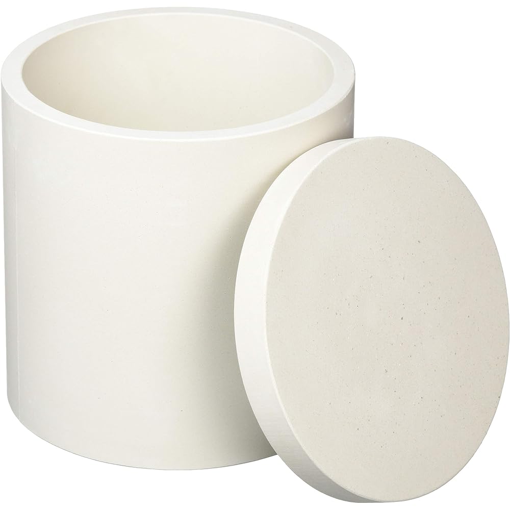 soil diatomaceous earth food container circle M white