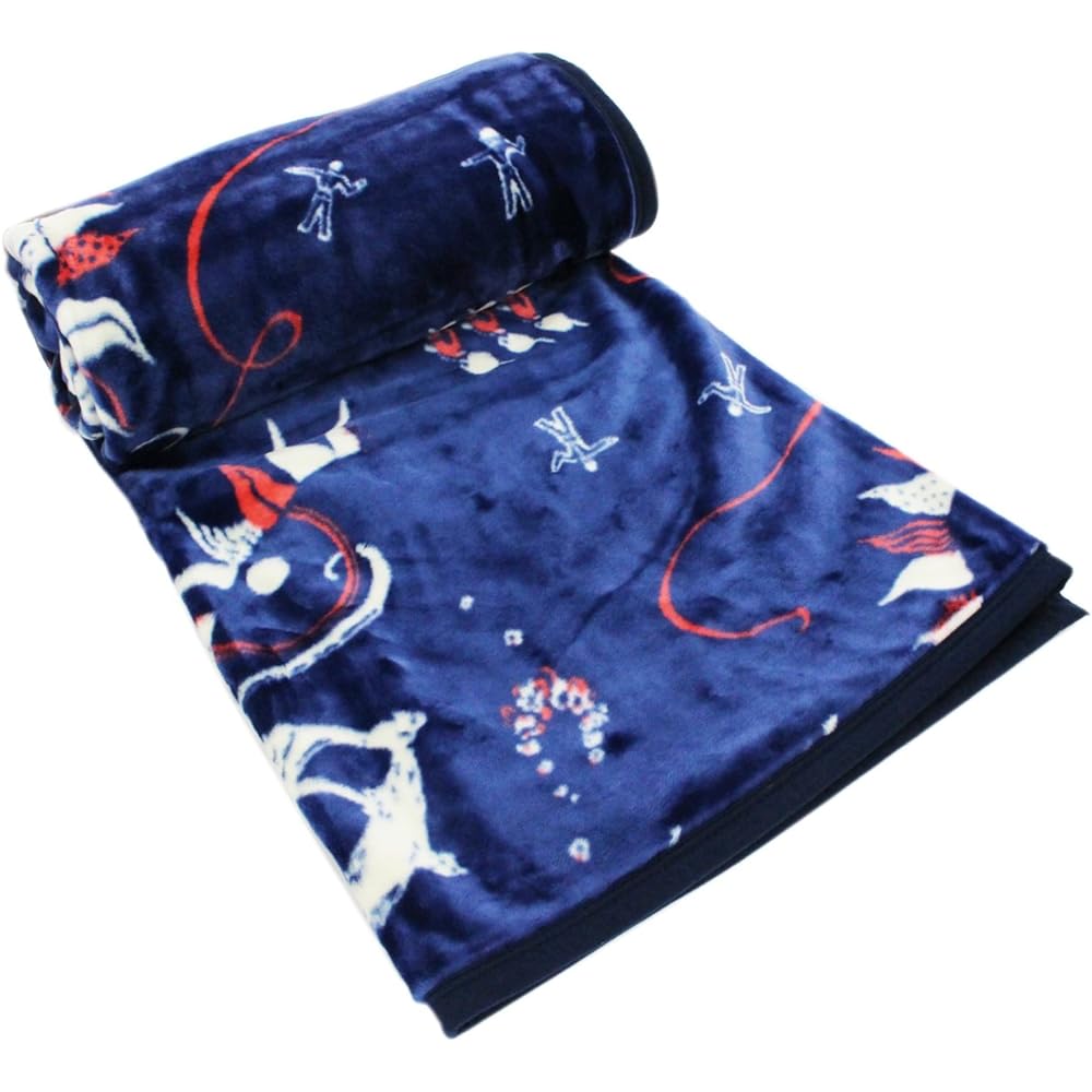 Kyoto [Romance Kosugi] New Meyer Blanket Single Blue 1-2830-4560-4700