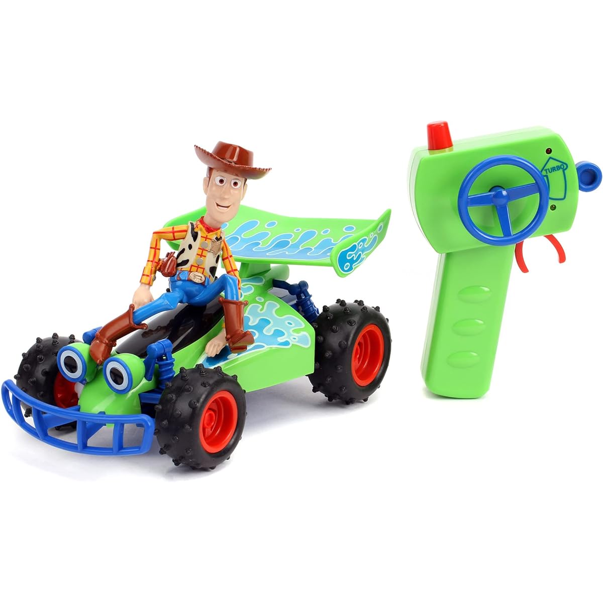 Jada Toys Jada Disney Pixar Toy Story 4 Turbo Buggy Woody RC Vehicle 2.4Ghz 1:24