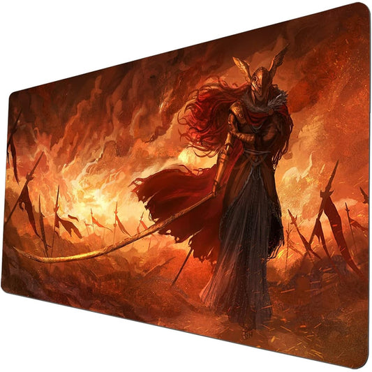 TCG Playmat 14" x 24" Playmat Accessories for Board Games Battle Game (Dragon Epic) (YC085)