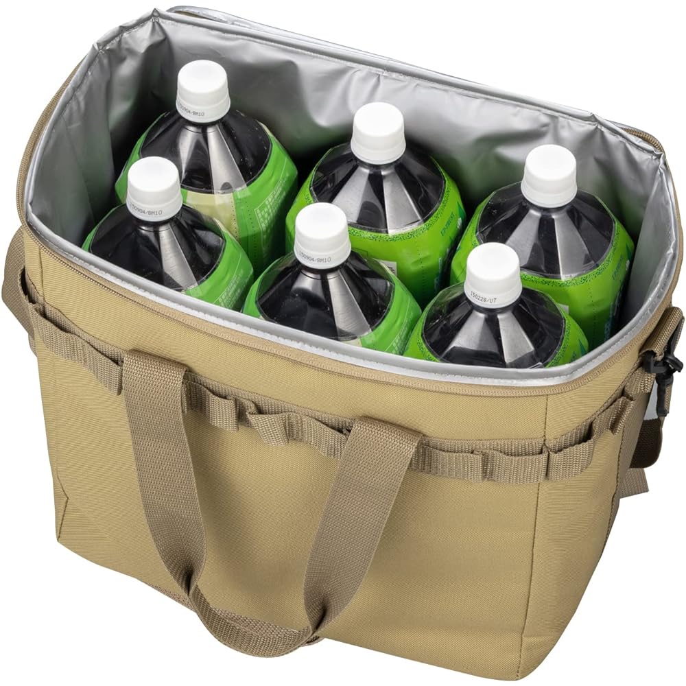 BUNDOK Cooler Bag 5L/10L/20L/30L Beige Lightweight Soft Folding