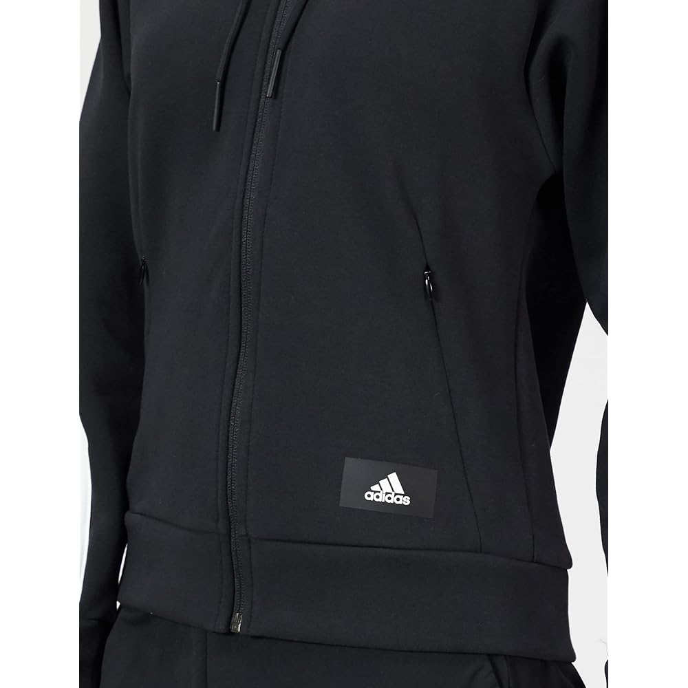 Adidas V0687 Women's Sweatshirt Hoodie Sportswear Future Icon 3 Stripes Hooded Track Top