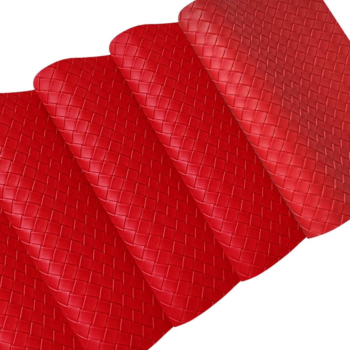Red Faux Textured Leather Table Runner 17.75 Inch Waterproof Non-Slip Wipeable Wedding Bridal Birthday Party Decor Kitchen Table Party Decor Christmas Decorations 17.75 x 78.75 Inch