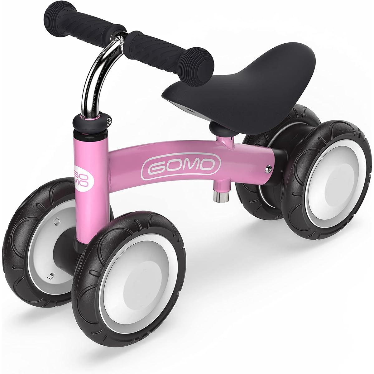 GOMO Sprout Balance Bike 1 Year Old Baby Balance Bike 1 Year Old and Up 1 Year Old Boy Girl Gift 1 Year Old Baby Scooter 1-2 Year Old Balance Bike Toddler Scooter 1 Year Old Toddler Balance Bike (Pink)