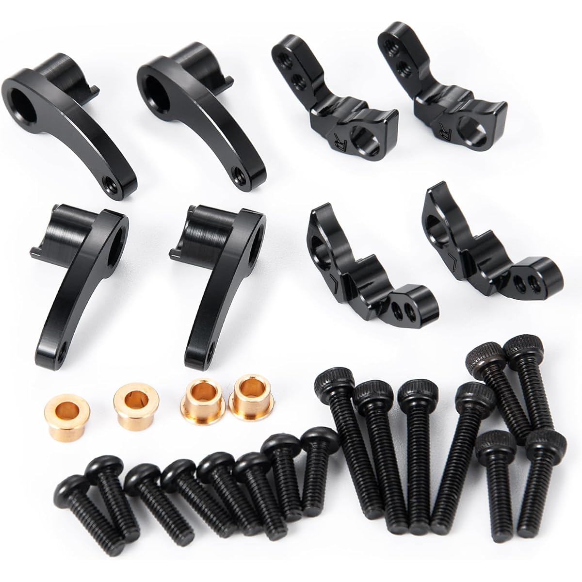 AXspeed Aluminum RC Crawler Shock Flex Blade 1/18 Adjustable Suspension Shock Mount for TRX4-M TRX4M Upgrade
