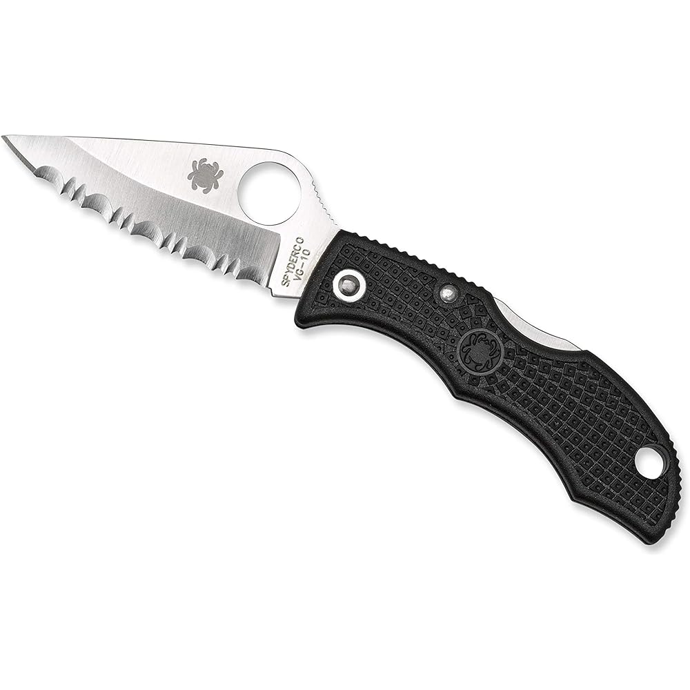 Spyderco Ladybug 3 VG-10 Black Wave Blade LBKS3
