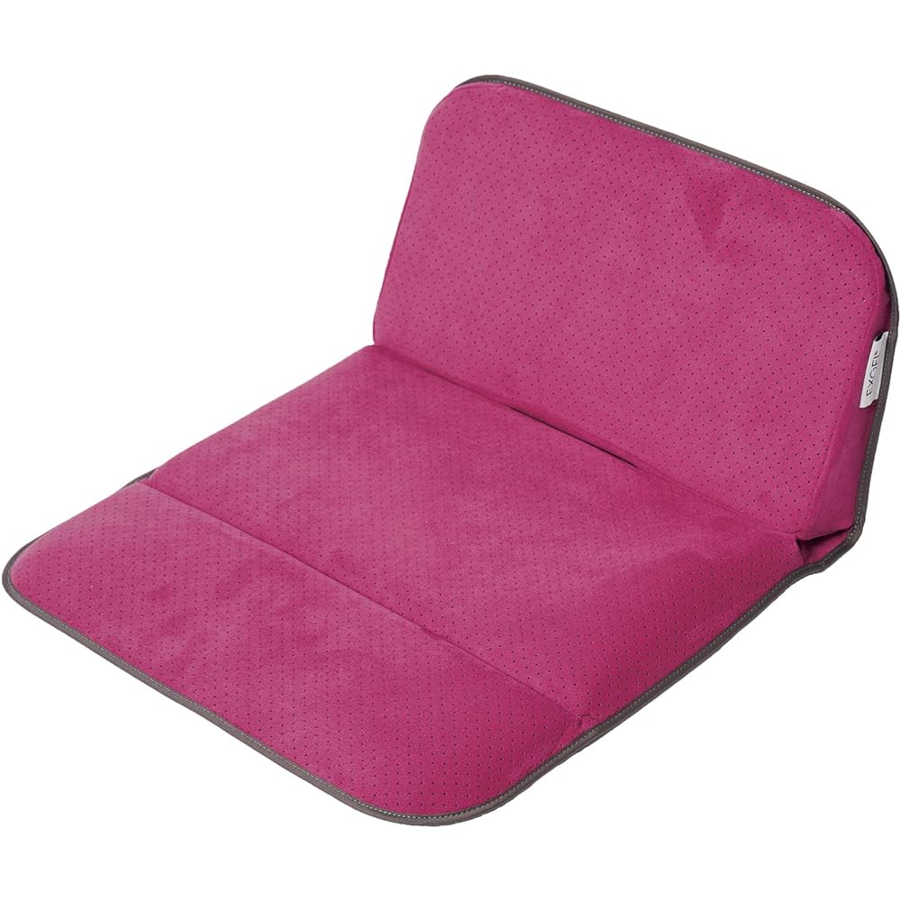 EXGEL Mobile Cushion D Rose MOB11-RO Cushion Portable Made in Japan Foldable Portable Compact Waist Pad