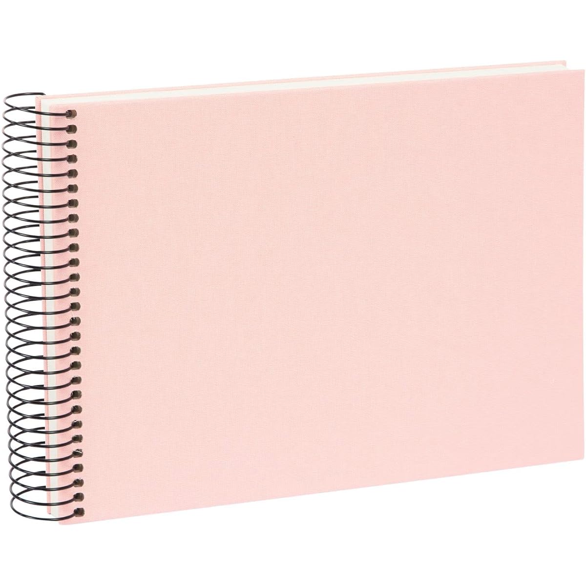 Goldbuch Spiral Bella Vista, 40, Paste Book, Photo Album, Linen Paper, Pink (White Pages), 24x17 cm