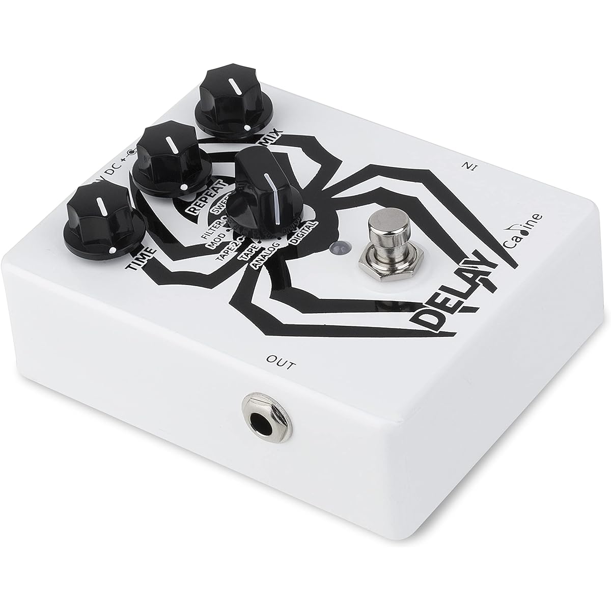 Caline CP-86 Delay Pedal Multi-Delay Digital Effect Pedal with Aluminum Alloy Housing