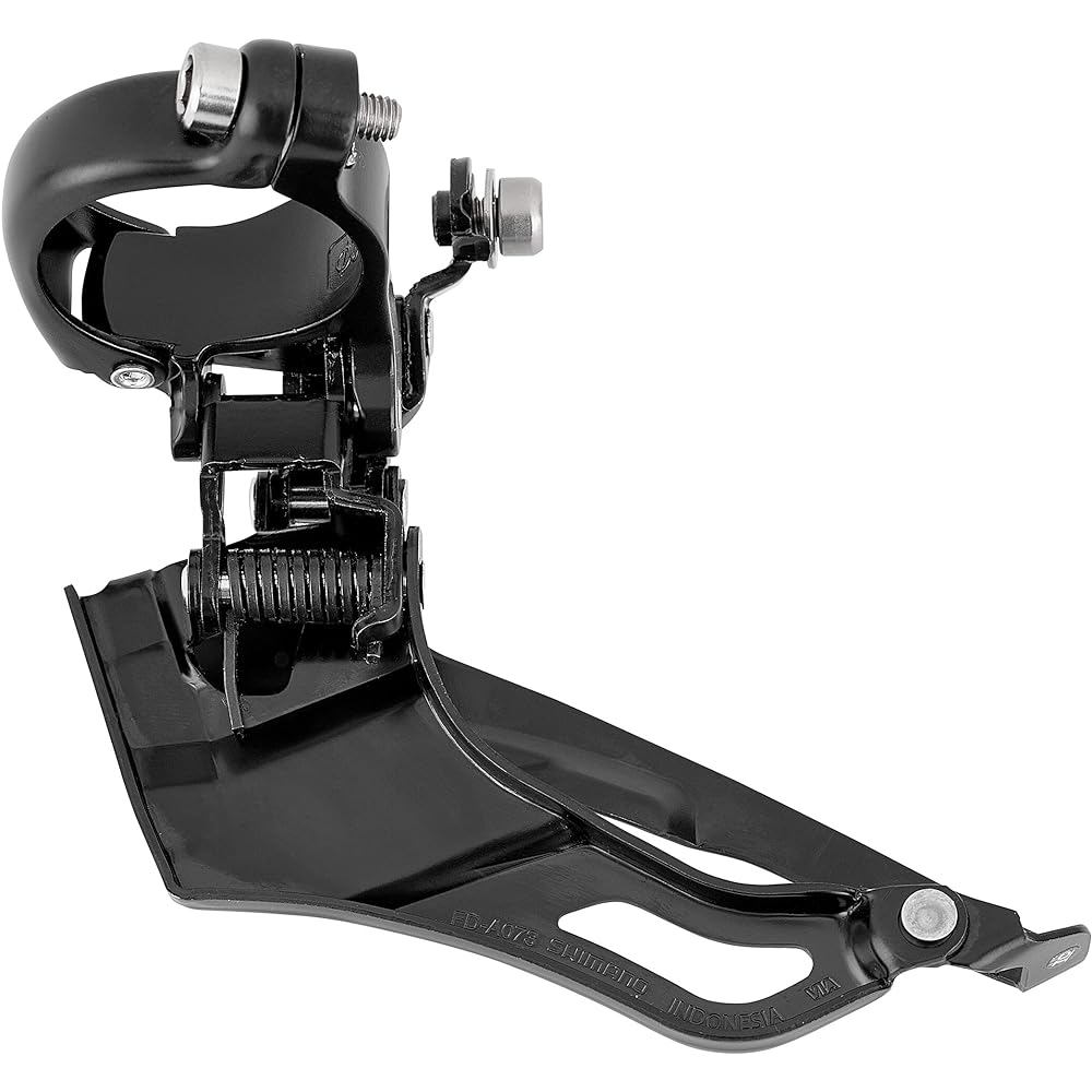SHIMANO Front Derailleur (ROAD) FD-A073 Band Type φ34.9mm (31.8/28.6mm adapter included) 3×7S Compatible Top Gear: 50T EFDA073X3