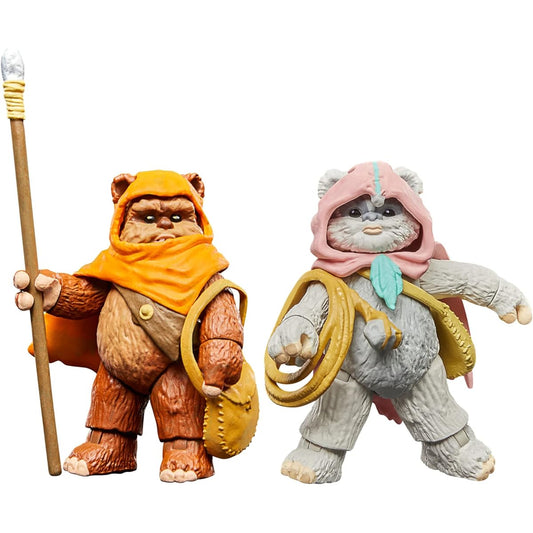 Star Wars Vintage Collection Wicket W. Warrick & Kneesaa Star Wars Ewok Collection 3.75" Action Figure 2-Pack