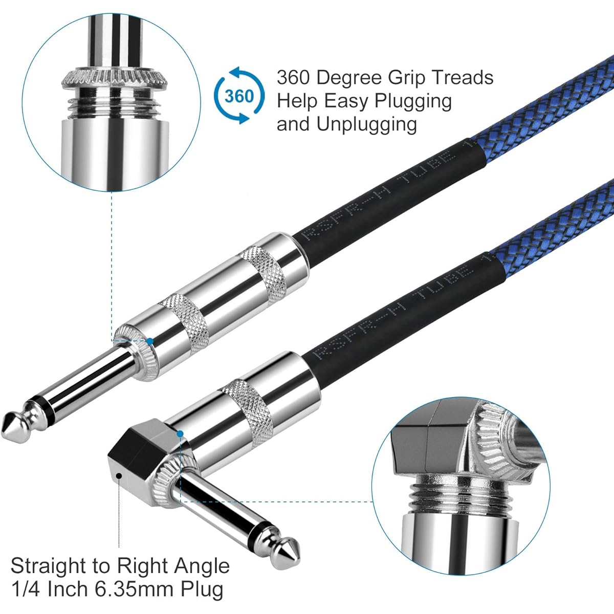 Jolgoo guitar cable JG-CABLE-GUITAR-001
